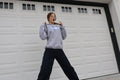 Blue Hearts  Hoodie in Heather Cloud (Limited Edition)